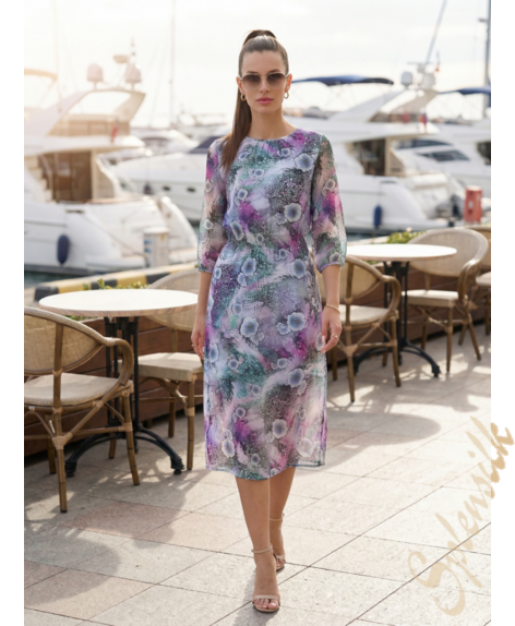 Платье из натурального шелка