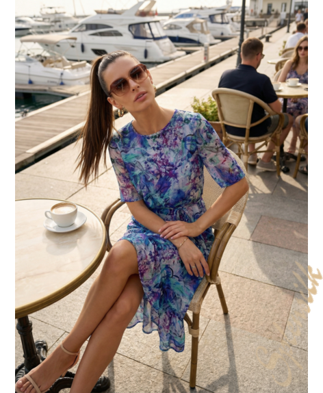 Платье из натурального шелка