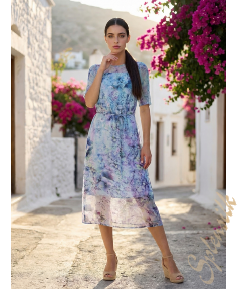 Платье из натурального шелка