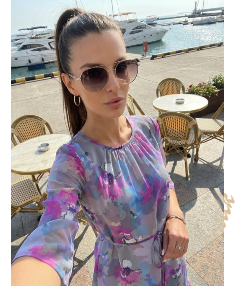 Платье из натурального шелка