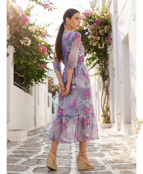 Платье из натурального шелка