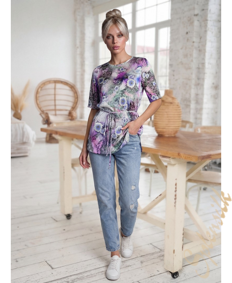 Блузка из натурального шелка