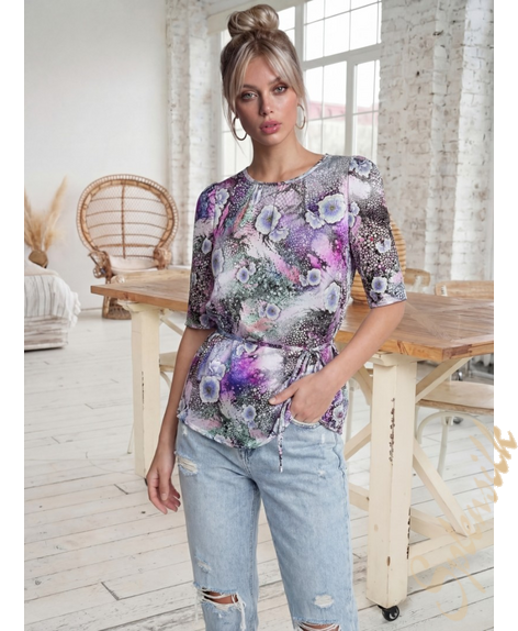 Блузка из натурального шелка