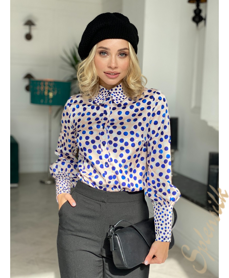 Блузка из искусственного шелка