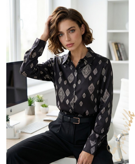 Рубашка из искусственного шелка