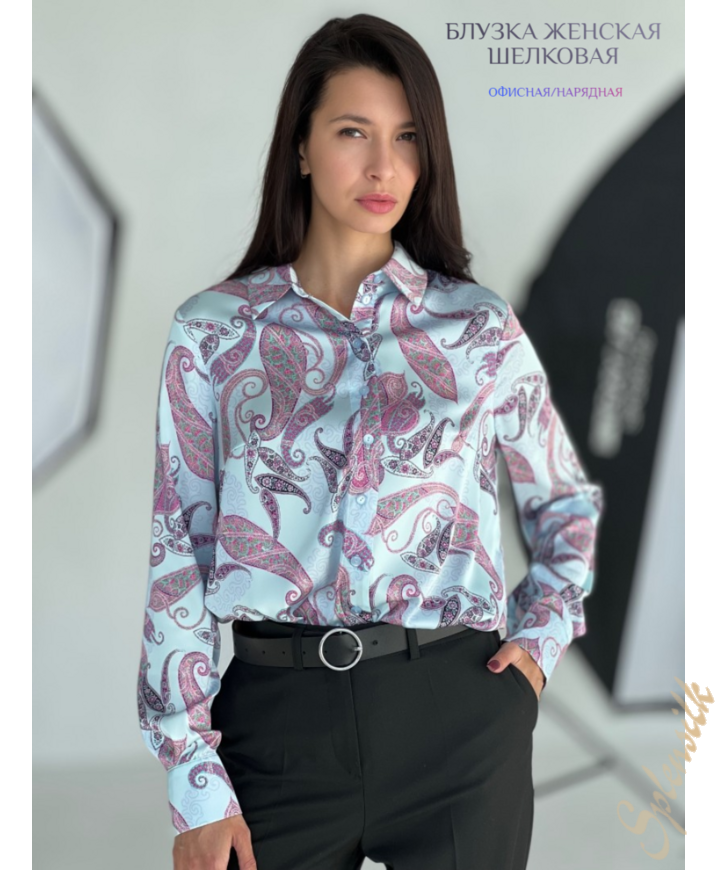 Фотография «Рубашка из искусственного шелка» который можно заказать на сайте Splensilk.ru Рубашка из искусственного шелка