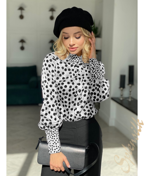 Блузка из искусственного шелка