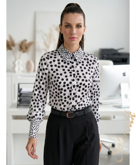 Блузка из искусственного шелка