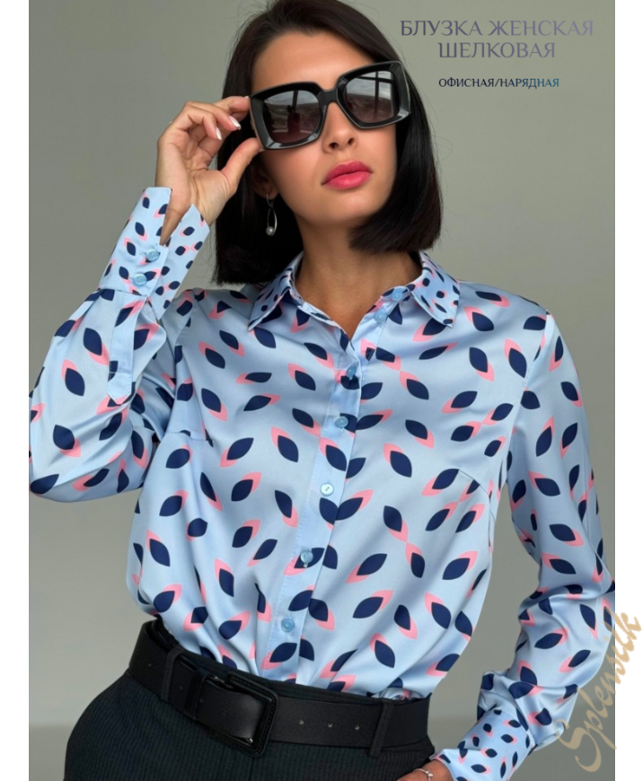 Фотография «Рубашка из искусственного шелка» который можно заказать на сайте Splensilk.ru Рубашка из искусственного шелка