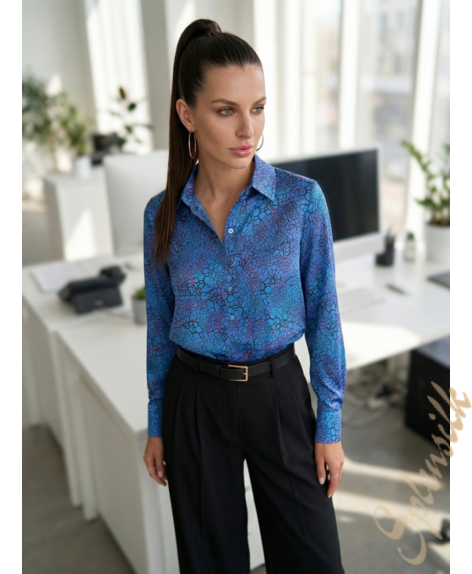 Рубашка из искусственного шелка