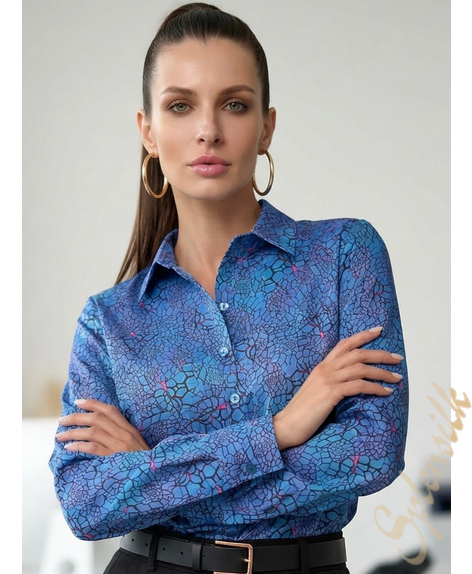 Рубашка из искусственного шелка