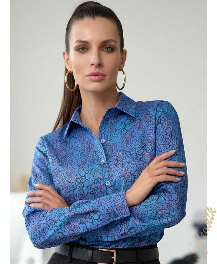 Рубашка из искусственного шелка