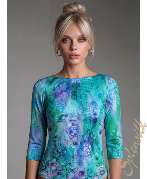 Блузка из натурального шелка