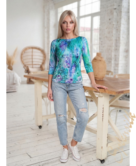 Блузка из натурального шелка