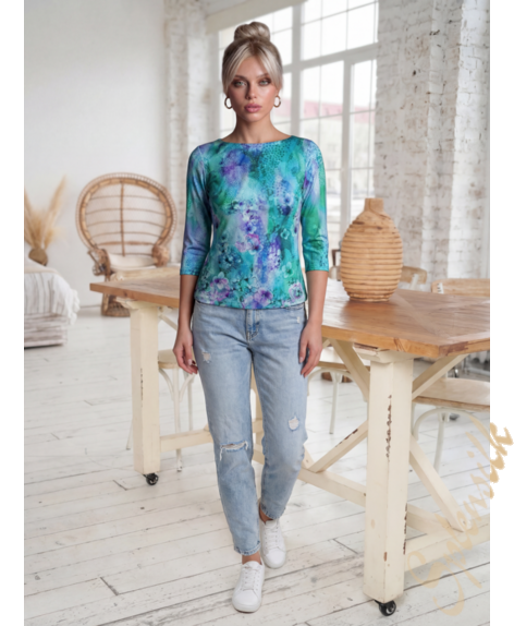 Блузка из натурального шелка