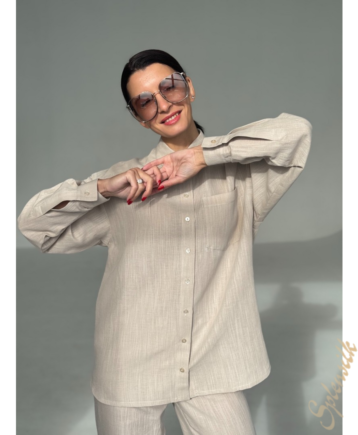 Рубашка льняная