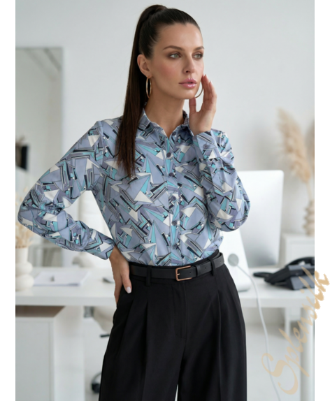 Рубашка из искусственного шелка