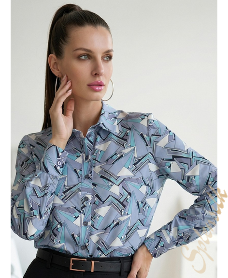 Рубашка из искусственного шелка