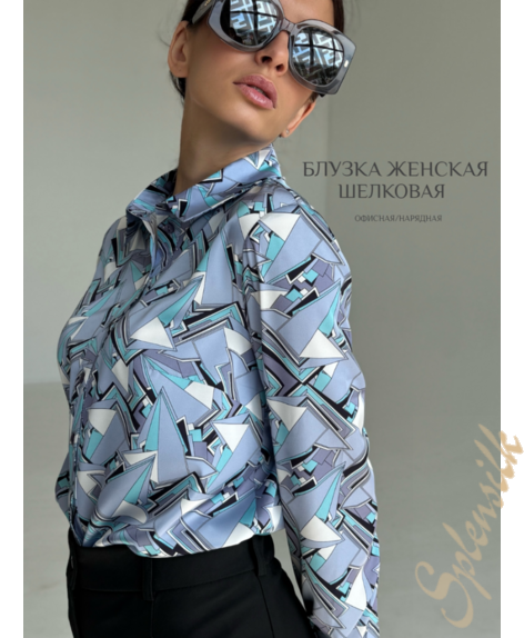 Рубашка из искусственного шелка
