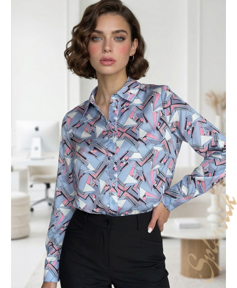 Рубашка из искусственного шелка