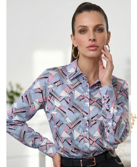 Рубашка из искусственного шелка