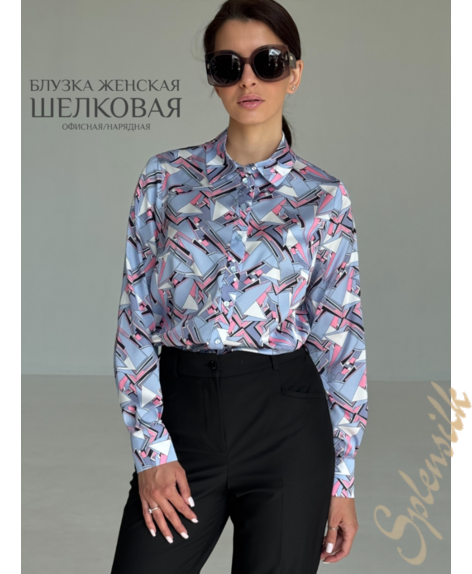 Рубашка из искусственного шелка