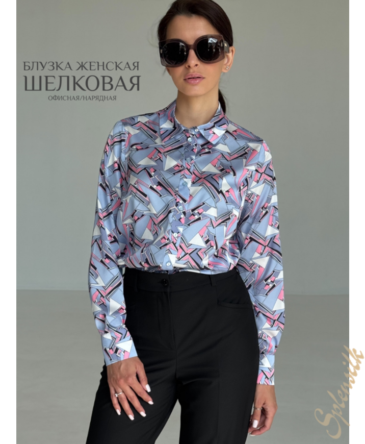 Рубашка из искусственного шелка