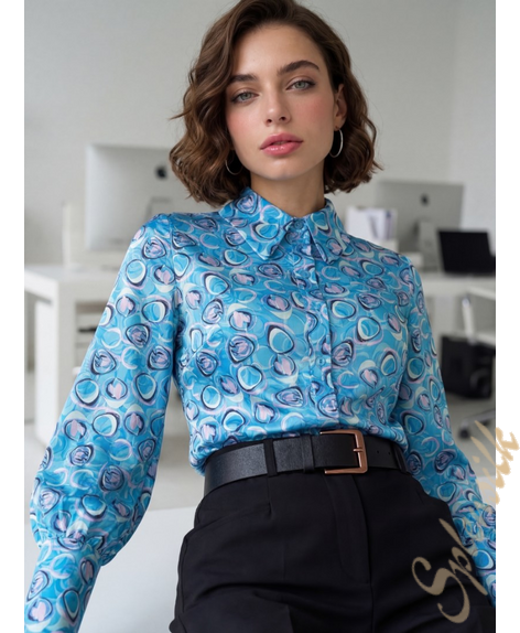 Рубашка из искусственного шелка