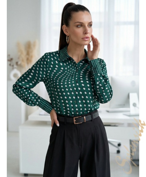 Рубашка из искусственного шелка