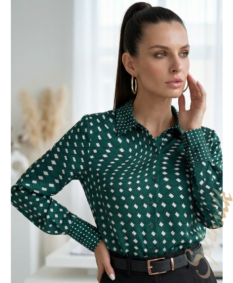 Рубашка из искусственного шелка