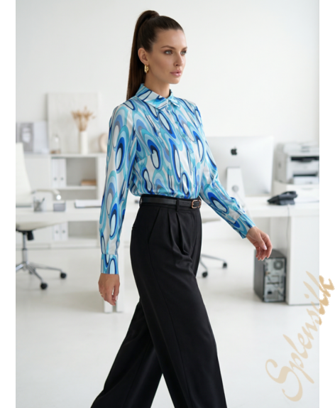 Рубашка из искусственного шелка