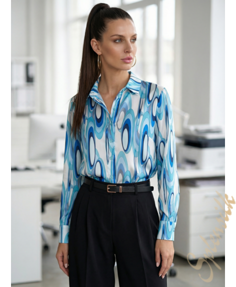 Рубашка из искусственного шелка