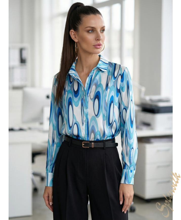 Рубашка из искусственного шелка