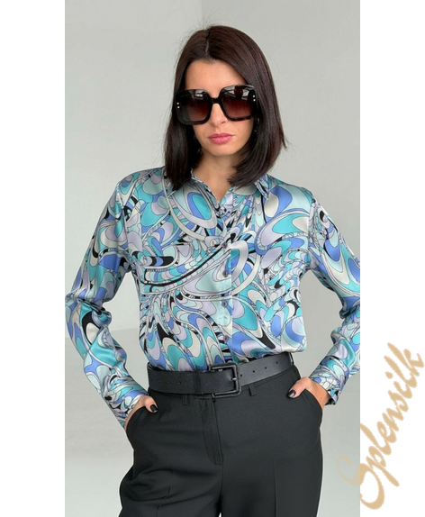 Рубашка из натурального шелка