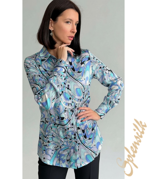 Рубашка из натурального шелка