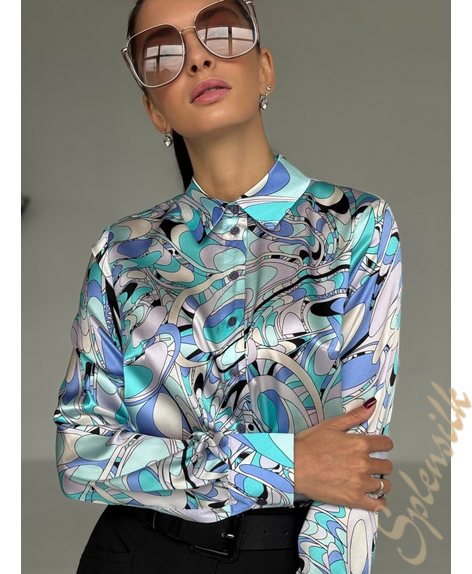 Рубашка из натурального шелка