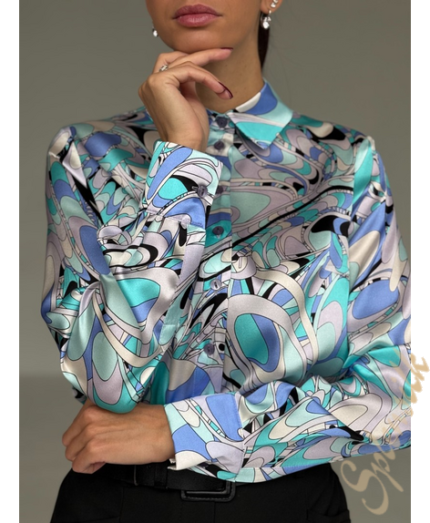 Рубашка из натурального шелка