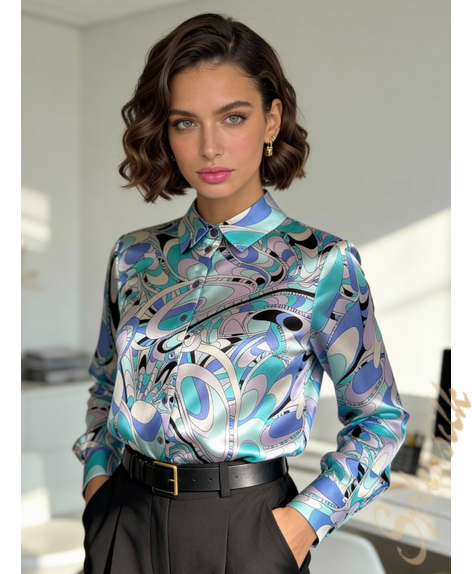 Рубашка из натурального шелка