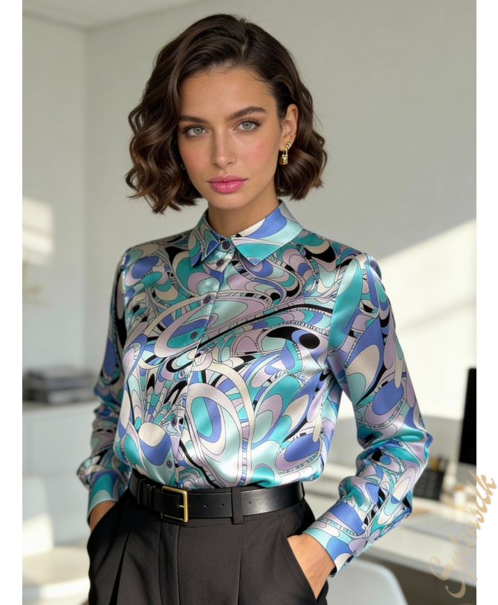 Рубашка из натурального шелка