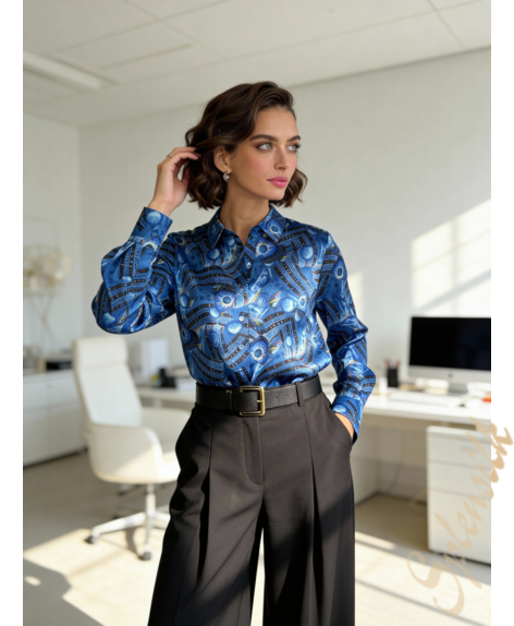 Рубашка из натурального шелка