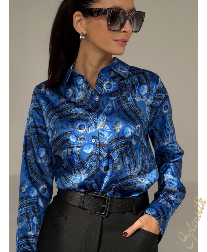 Рубашка из натурального шелка