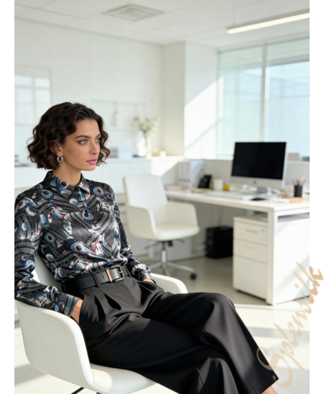 Рубашка из натурального шелка