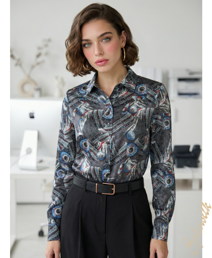 Рубашка из натурального шелка