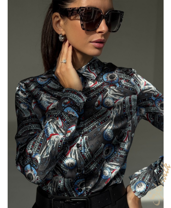 Рубашка из натурального шелка