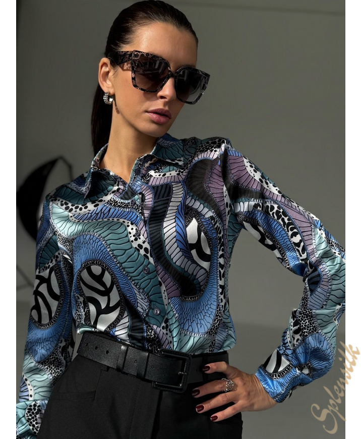 Рубашка из натурального шелка