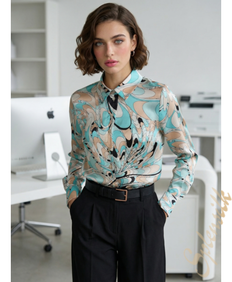 Рубашка из натурального шелка