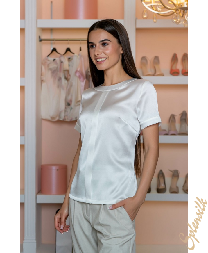 Блузка из натурального шелка