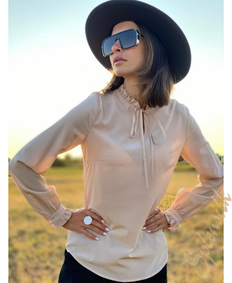 Блузка из натурального шелка