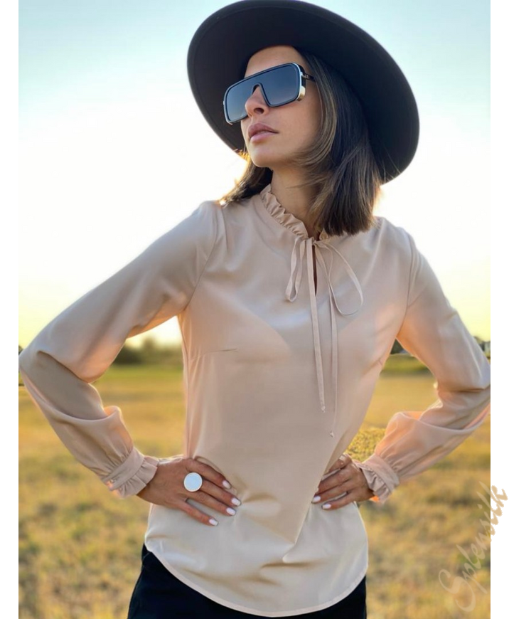 Блузка из натурального шелка