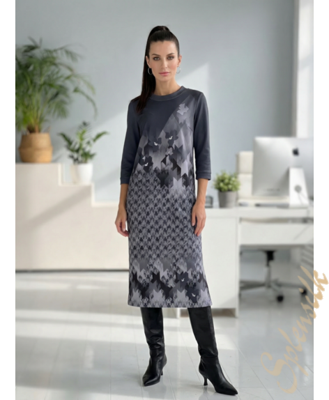 Платье трикотажное